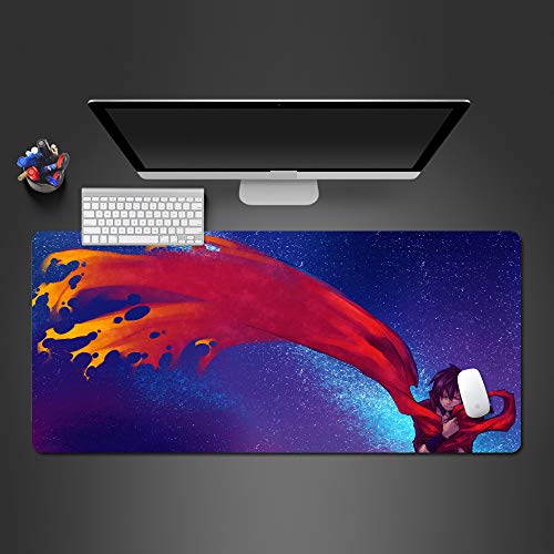 Preisvergleich Produktbild Heißes kühles Qualitätsmausunterlage der Farbenanimation Qualitätsgummiauflage große nähende Laptopauflage 800X300X2MM