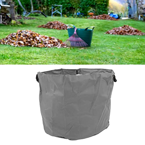Poubelles pliables de jardinage robustes en tissu gris 600D