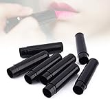 5ML Lippenstift Tube, tube lippenstift 100 Stück, Mini Lippenpflegestift Rohre Behälter 65 * 15 * 16mm, schwarz leeren Lippenstift Lip Balm, schwarz.