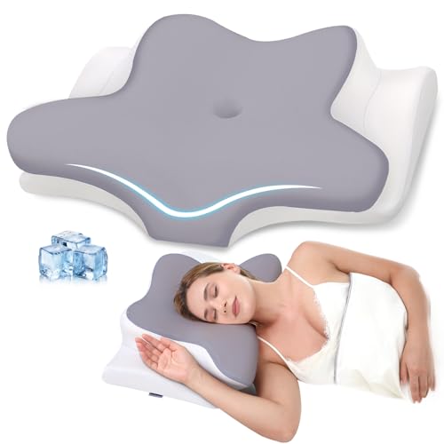 Image of Cervical Neck Pillow, Ergonomic Memory Foam Pillow