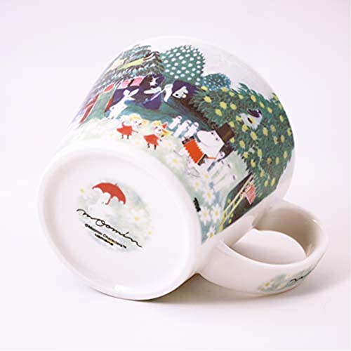 Taza para sopa Moomin Valley Water Color de porcelana miniatura 4