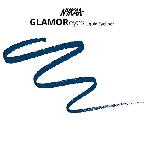 Nykaa GlamorEYES Delineador Líquido 5ml Azul miniatura 4
