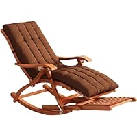 Amazon｜ロッキングチェア、竹製ロッキングチェア、怠惰な安楽椅子、足