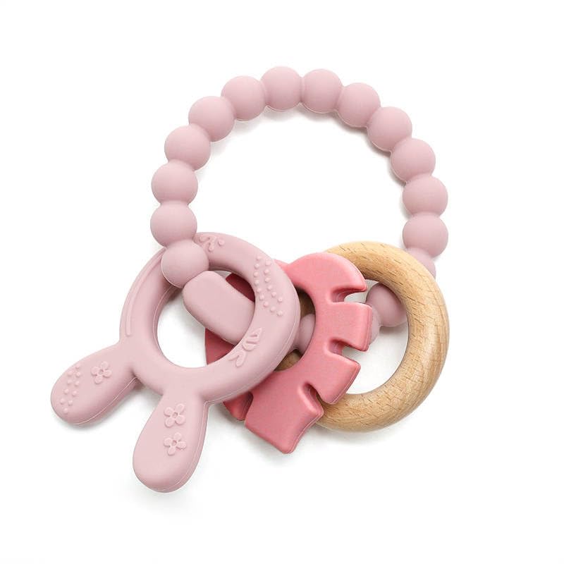 Miniatura 9 de Mordedor bohemio  Mordedor para bebé  Exploración sensorial y alivio de la dentición  Juguete mordedor de silicona 100% de grado alimenticio  Sin