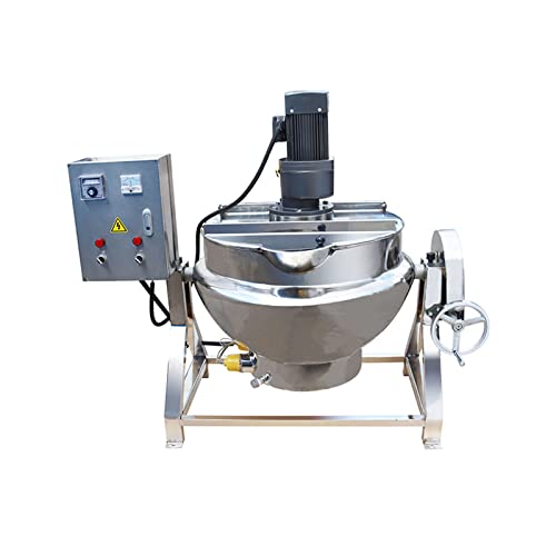 Commercial Electric Jacketed Kettle with Mixer 1100W
