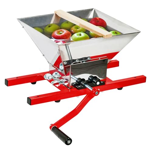 Home It® Fruchtmühle für manuelle Saftpresse | 7-Liter Behälter, manuelle Entsafter Vorbereitung für...