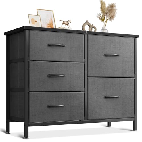 Coleshome Comoda Dormitorio con 5 Cajones