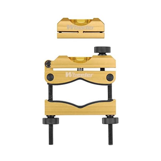 Wheeler Engineering Professional Reticle Leveling System with Heavy-Duty Construction, Universal Design and Storage Case for Gunsmithing and Maintenance, Bronze/Black