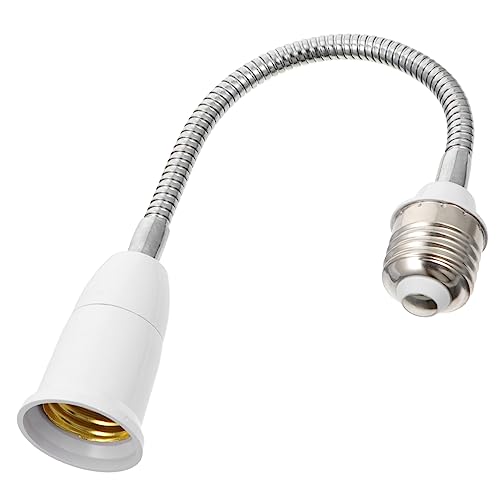 LIFKOME Lamp Holder Extender Bendable Light Socket Adapter for Fixtures Easy Install for Photography and Home Lighting