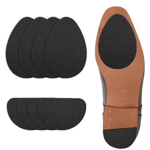Eldosilk 8 Pcs Non-Slip Shoe Pads for Bottom of Shoes, Self-Adhesive Sole Protectors for High Heels...