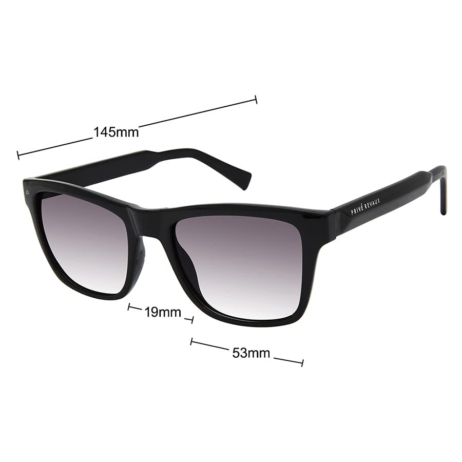 Image of PRIVE REVAUX Men's The Beau /S Rectangular Sunglasses