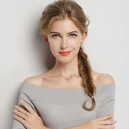 Boucles d'oreilles argent 925 couronne de luxe authentique - 2