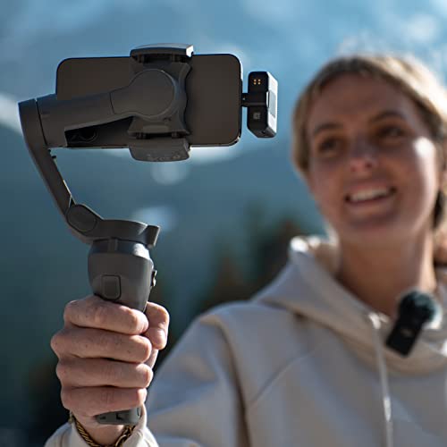 Dji Osmo Mobile 6 Vlog Combo - Intelligent Smartphone Stabilizer, Equipped With A Dji Mic (2 Tx + 1 Rx + Charging Case), Wireless Microphone For Pc, Iphone, Record Interview, Youtube, Vlogs #TOP1