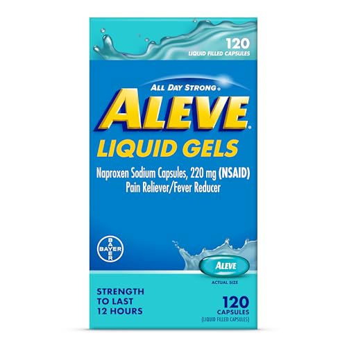 Aleve Liquid Capsules 120 Count