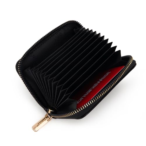 Image of Montana West Small Credit Card Holder for Women Rfid Blocking Compact Card Organizer Multiple Card Slots With Zipper