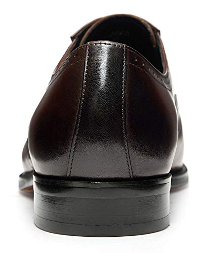 Image of Men's Dress Shoes Brogue Oxford Leather Elastic