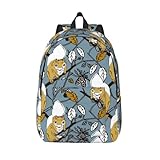 Design fonctionnel pour une organisation facile : ce sac à dos en toile peinte en forme d'écureuil mignon dispose d'un grand compartiment principal avec un séparateur interne pour votre ordinateur portable, d'une poche avant pour les articles d'accès rapide et de deux poches latérales pour bouteilles d'eau ou parapluies. Les multiples compartiments en font un excellent sac à dos de voyage pour homme et femme, vous permettant d'organiser vos affaires efficacement.