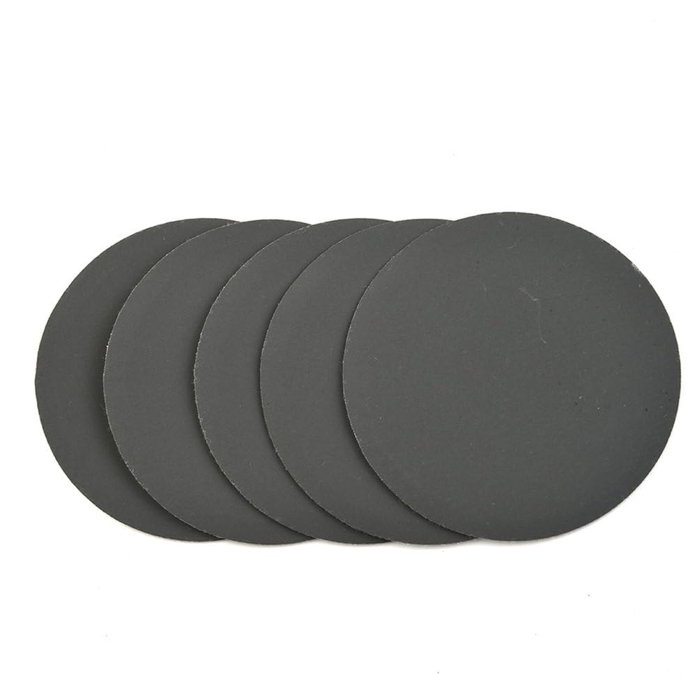 Lot de 30 disques abrasifs Auto-agrippants de 7,6 cm, Grains 320, 400, 600, 800, 1 000 et 1 500, pour meulage à Sec et Humide, 3 Pouces