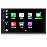 PUMPKIN Android 9.0 Autoradio Moniceiver mit Navi 4GB + 32GB Unterstützt Bluetooth Tethering DAB...