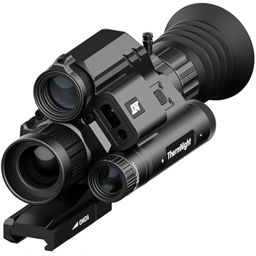DNT Optics TNC635R ThermNight Thermal & Night Vision Multispectral Scope with Rangefinder and Ballistic Calculator