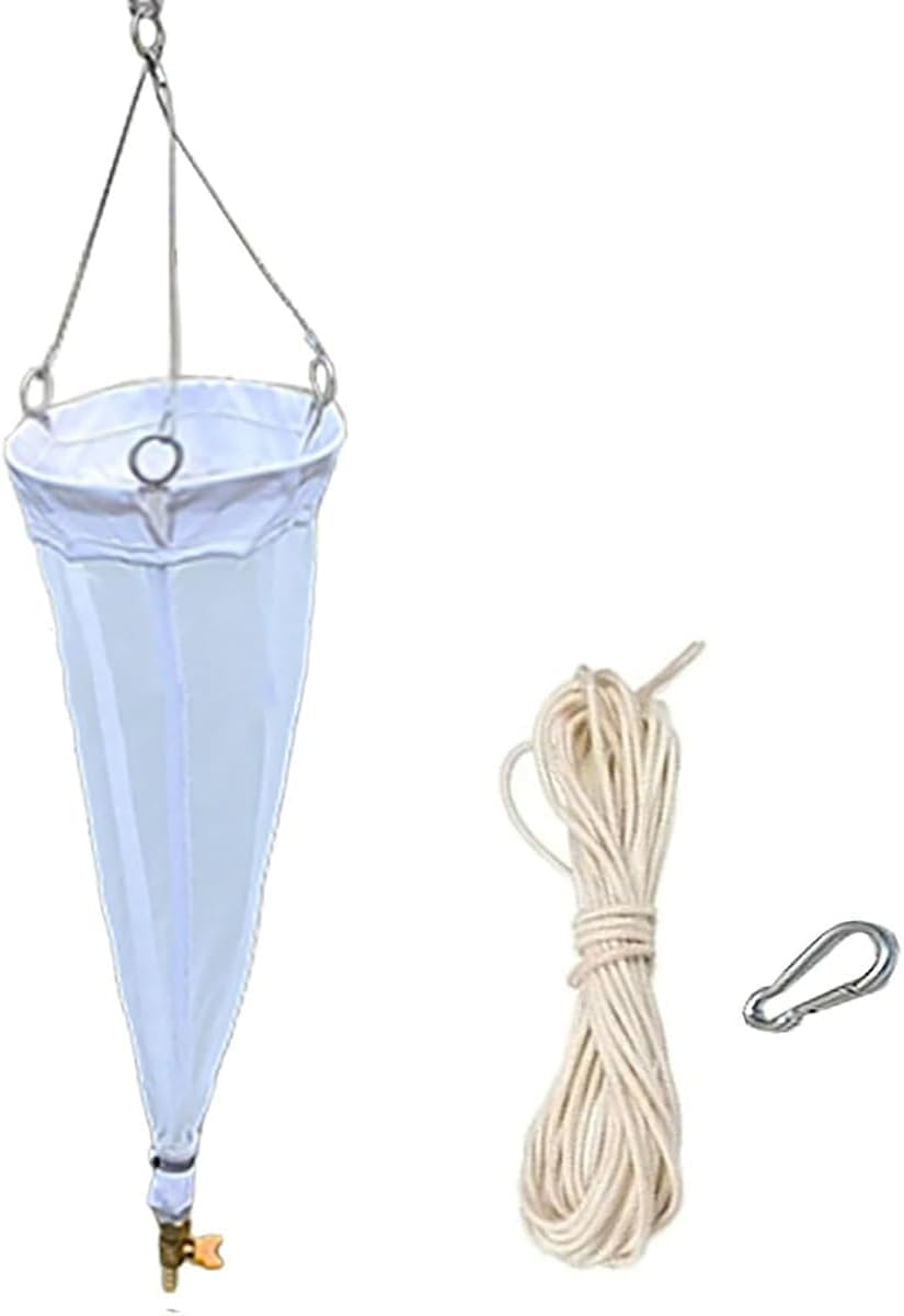 VSPLJQRXY 125/200 Mesh Fine Mesh Plankton Net 65/112μm Plankton Tow Net 13#/25# Mesh Plankton Net For Collecting Phytoplankton Protozoa Rotifers(13#)