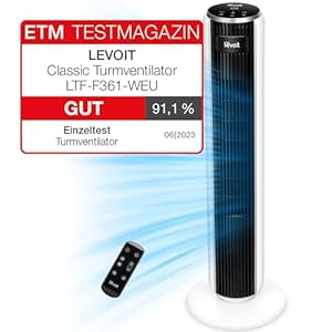 Levoit LTF-F361-WEU Turmventilator 28dB