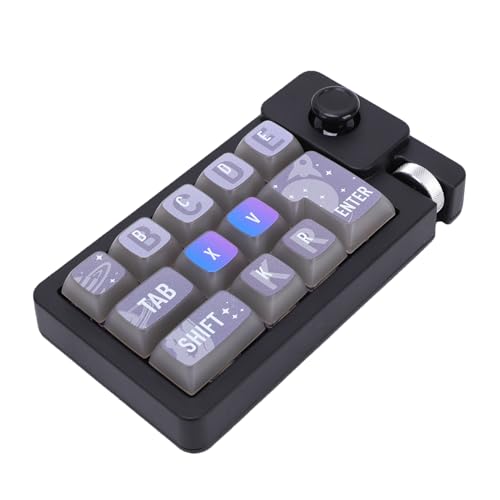 Mini clavier mécanique de jeu 12 touches RVB pour bureau et voyage