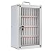 HAPPCUCOE 36 Slots Cell Phone Storage Cabinet with Locked,Wall-Mounted Cell Phone Storage Cabinet for Conference Offices,Factories,Gyms,Schools