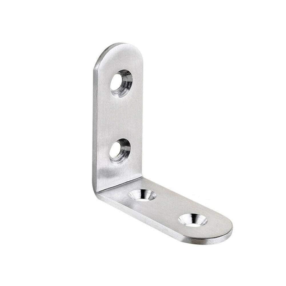XIAOBAN1 pcs Metal L Shape Right Angle Bracket With Steel For Table 4 Sizes Joint Support Brace Corner Shelf Optional