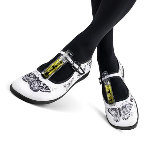 Hot Chocolate Design Women's Butterfly Lesson Mary Jane Flat2