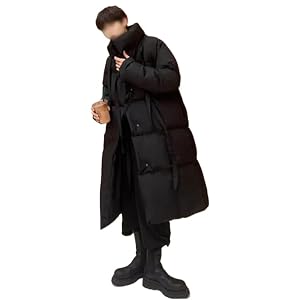 Casual Down Jacket Winter Thick Medium And Long Mens Warm Cotton Coat