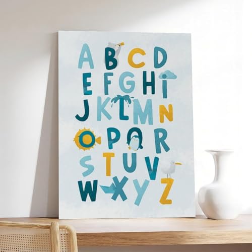 Toile océan au design minimaliste | Impression artistique grand format pour chambre