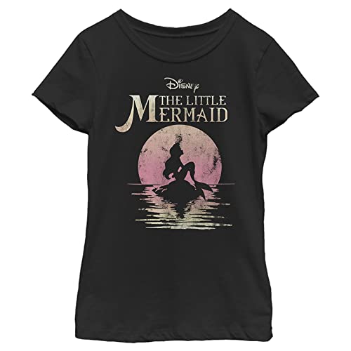 Disney Girl's Mermaid Moon T-Shirt