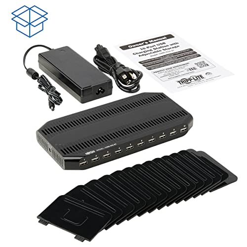 Tripp Lite 10-Port Usb Charging Station Dock With Storage Slots For Tablet Iphone Ipad & Laptops (U280-010-St),Black #TOP6
