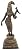 Andal Devi with Parrot - Brass - Color Antique