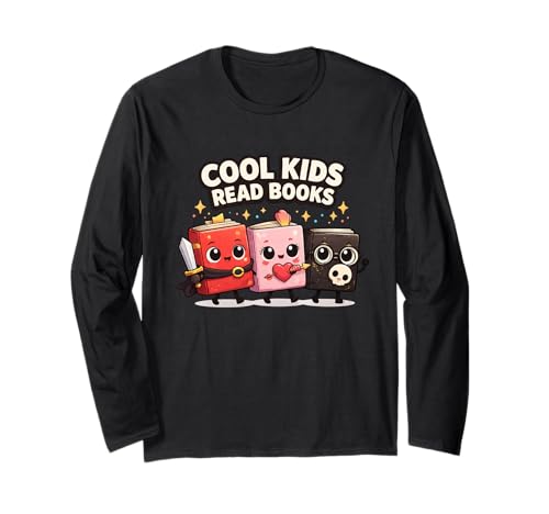 Cool Kids Read Books Cute Bookworm Reading Squad ����T�V���c