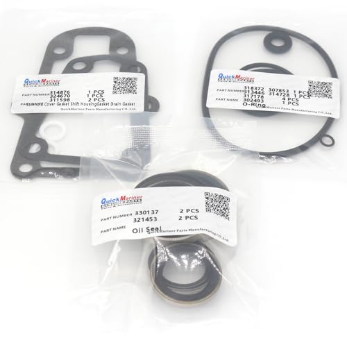 Image of 18-2692 Marine Gearcase Lower Unit Seal Kit for Johnson Evinrude 85-140 HP V4 Outboard Boat Motors replaces GLM 86712 Mallory 9-74113