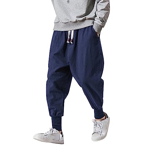 Porte-pantalon décontracté style rétro japonais vintage et ample