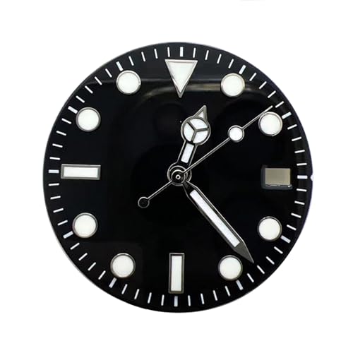 HMHAMA 29mm Luminous Watch Dial & Watch Hands Kits for NH35 Movement Repair Parts