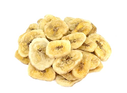 BIO Bananen Chips getrocknet I ohne Zuckerzusatz (enthält von Natur aus Zucker) I Kokosöl I Vegan I Trockenfrucht I Trockenobst I 1000g Inhalt