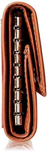 Royce Leather Trifold Key Case Organizer Wallet in Leather, Tan, One Size3