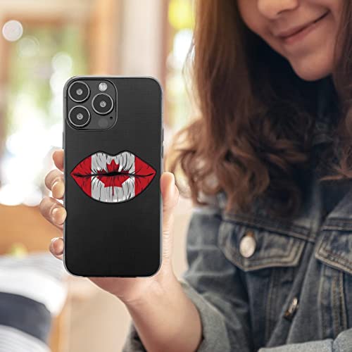 Canada Flag Lipstick Lips iPhone 13 Mini/iPhone 13 Pro/i