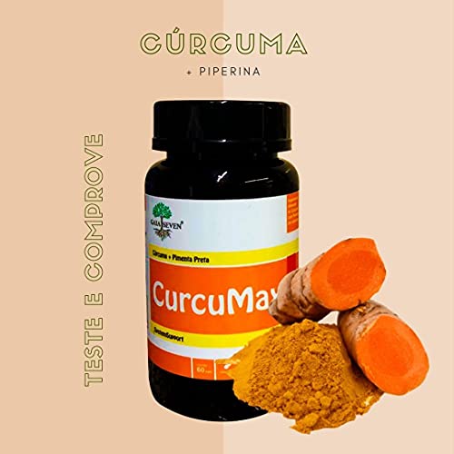 CURCUMAX - Cúrcuma+Piperina - MAIOR ABSORÇÃO e IMUNIDADE