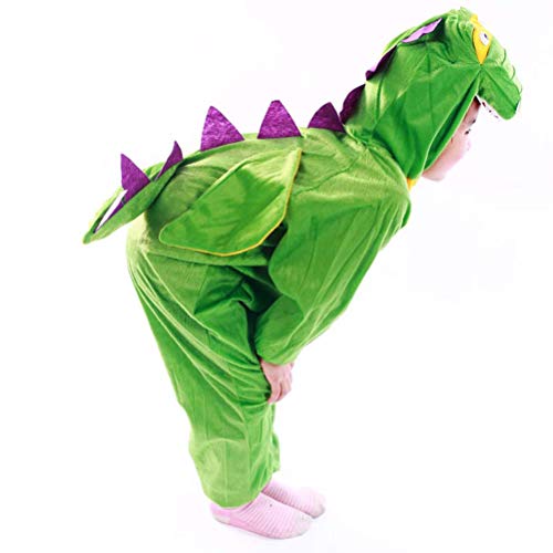 Fantasia de dinossauro infantil Amosfun Dino Halloween Fantasia de festa festival animal Cosplay, Ve