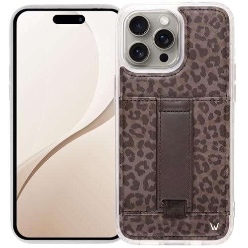 Walli Cases Wallet Phone Case for iPhone 16 Pro, Card Holder Kickstand
