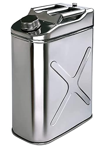 Bidon d'essence 20L inox anti-fuite pour stocker votre carburant sans odeur