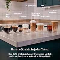 De’Longhi Magnifica Duo – Perfetto Kaffeevollautomat mit LatteCrema, Automatischer Milchaufschäumer, 20 Heiße & Kalte Getränke, Farbdisplay, Silber (ECAM332.80.SXB) – Ansicht 3