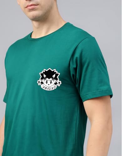 Image of Veirdo Men's T-Shirt Regular Fit Round Neck Pure Cotton Half Sleeve Graphics Printed T-Shirt Different Size Range S to 2XL