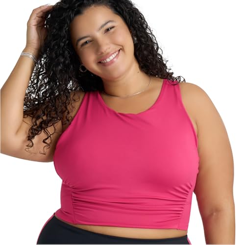 Image of POPSUGAR Sports Bras for Women - Y Back, High Neck, Strappy & Long Line Padded Racerback Bra Workout Yoga Top Racer Back Bra