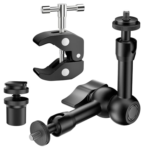 Soporte de cámara articulado EMART con brazo mágico de fricción ajustable y zapata de montaje